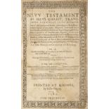 Bible [New Testament - English, Douai]. The New Testament of Jesus Christ, 1582