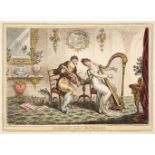 Gillray (James). Harmony before Matrimony [and] Matrimonial Harmonics, H. Humphrey, 1805