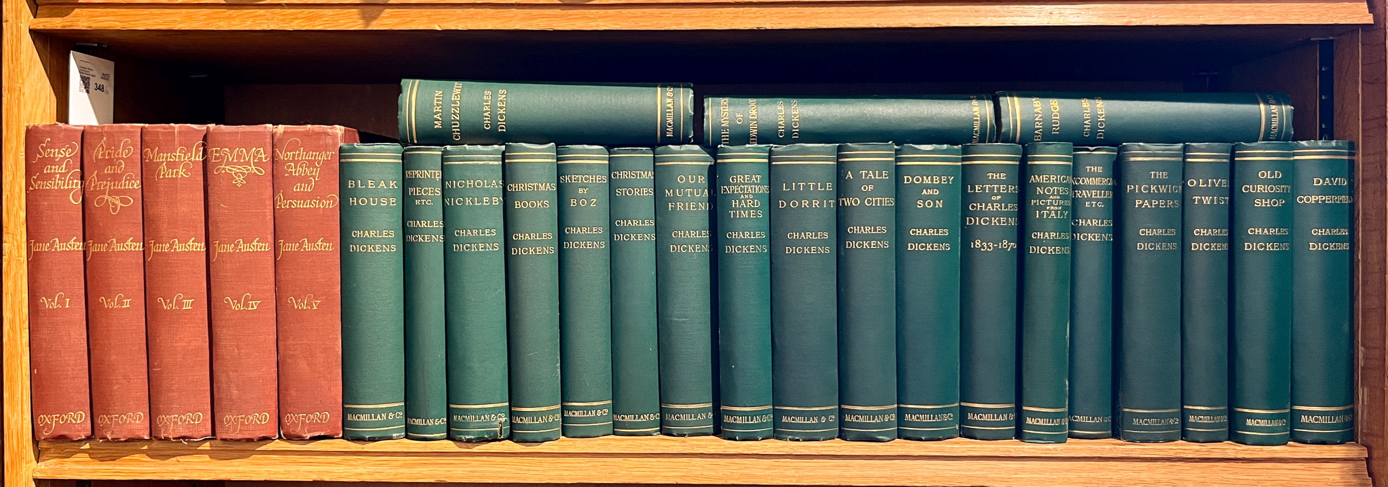 Austen (Jane). The Novels, 5 volumes, 2nd edition thus, 1926