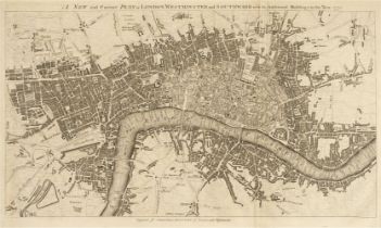 Chamberlain (Henry). A New and Compleat History and Survey of the Cities of London and Westminster,