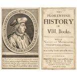 Machiavelli (Niccolo). The Florentine History in VIII Books..., 2nd edition in English, London