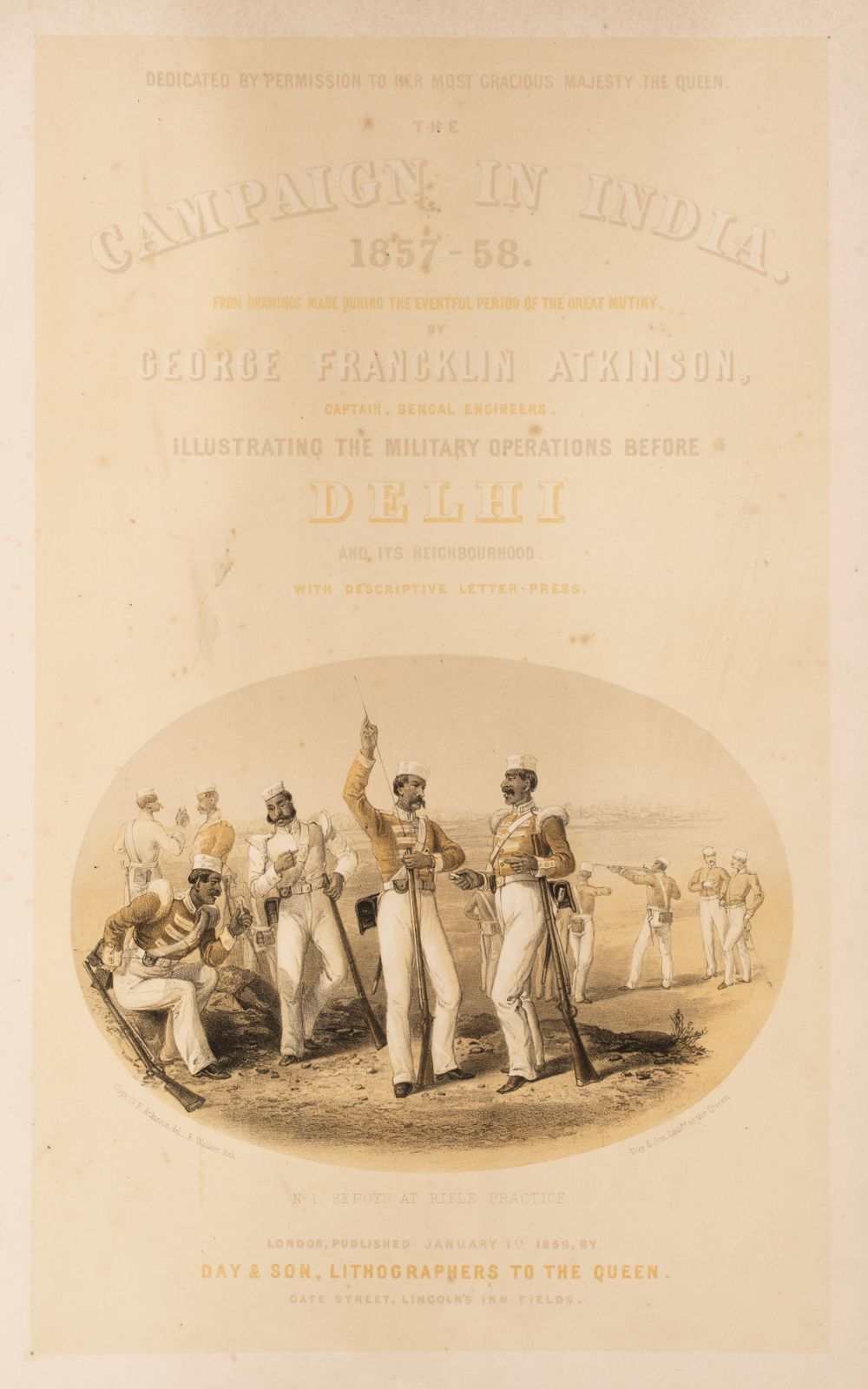 Atkinson (George Francklin). The Campaign in India, 1857-58. - Image 2 of 10