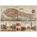 Venice. Merian (Matthaus), Venetia, Joachim Ottens, Amsterdam, circa 1745