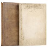 Paper - Handmade. A folio volume of blank handmade laid paper, early 18th-century