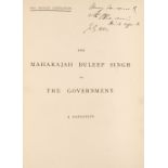 Duleep Singh. The Maharajah Duleep Singh and the Government, 1884