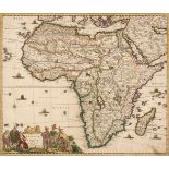 Africa. De Wit (Frederick), Totius Africae Accuratissima Tabula..., Amsterdam, circa 1680