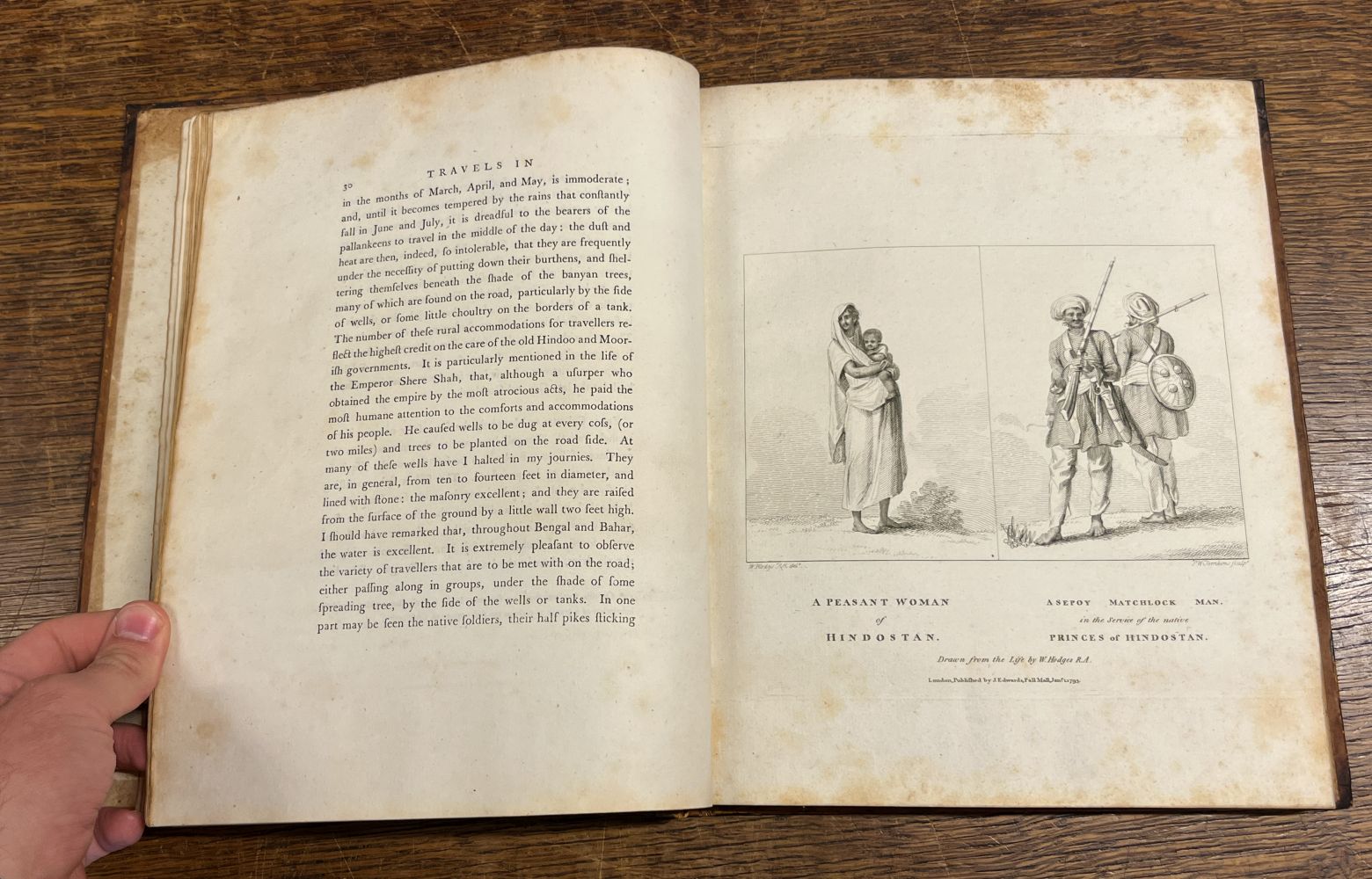 Hodges (William). Travels in India, 1st edition, London: Printed for the Author, 1793 - Image 8 of 12