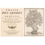 Duhamel du Monceau (Henri-Louis). Traité des arbres et arbustes, 2 volumes, 1st edition, 1755