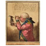 Gillray (James). The King of Brobdingnag and Gulliver [H. Humphrey, June 26th 1803]