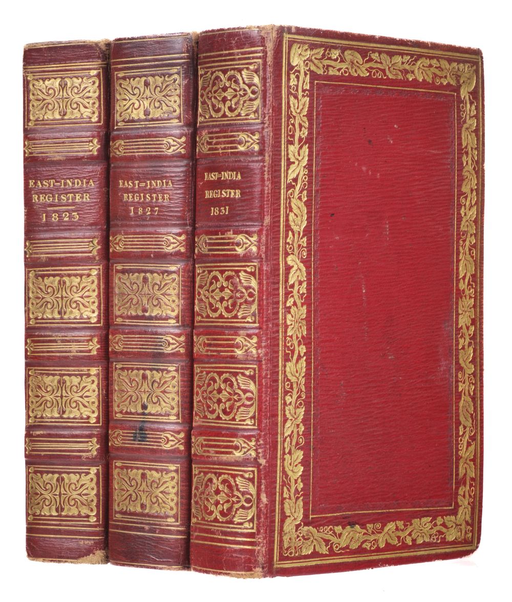 Army Lists. The East-India Register and Directory, 3 volumes, 1823-31