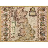 British Isles. Speed (John), Britain as it was devided in the tyme of the English Saxons..., 1627