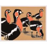 Gillmor (Robert, 1936-2022). Red-breasted Geese
