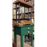 Book Press. A book press of wooden construction