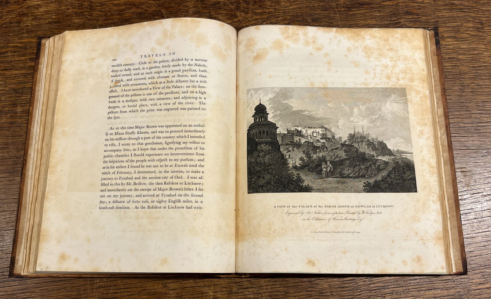 Hodges (William). Travels in India, 1st edition, London: Printed for the Author, 1793 - Image 10 of 12