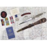 Fighting Knife. A WWII collection belonging to Corporal R.G. Wall, No 6 Commando