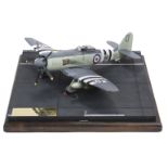 Aircraft Diorama. Sea Fury FB-11 of 802 Squadron Onboard HMS Ocean Off Coast of Korea 9th August