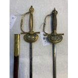 Court Sword. Two George V court swords