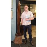 Propeller. A substantial WWI period mahogany propeller blade