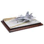 Aircraft Diorama. VMFA-242 Hornet of Marine Fighter Attack Squadron 242