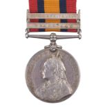 Queen's South Africa 1899-1902, 2 clasps (7211 Tpr: A.E. McConkey. N.Z.M.R. 9th Cont:)