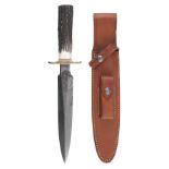Randall Knife. A Randall Model 2-8, "Fighting Stiletto" late 20th Century