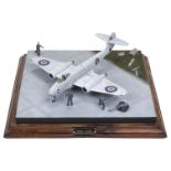 Aircraft Diorama. Meteor F3 616 Sqn Melsbroek, Belgium, March 1945