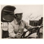Nicholson (Jack, 1937-). A signed glossy photograph
