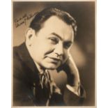 Robinson (Edward G., 1893-1973). A vintage signed photograph by Elmer Fryer