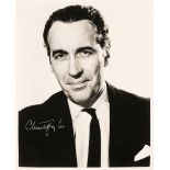 Lee (Christopher, 1922-2015). A signed glossy photograph
