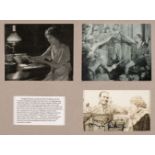 Fairbanks (Douglas, 1883-1939) & Pickford (Mary, 1892-1979). Double signed real photograph postcard