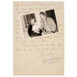 Newman (Paul, 1925-2008). Autograph Letter Signed, 'Paul Newman', 13 May 1955