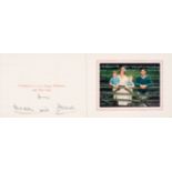 Charles III (Philip Arthur George, 1948-) & Diana (1961-1997). Signed Christmas and New Year card