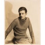 Olivier (Laurence, 1907-1989). An early vintage signed photograph, c. 1930s