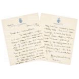 Charles III (Philip Arthur George, 1948-). Autograph Letter Signed, 'Charles', 4 January 1997