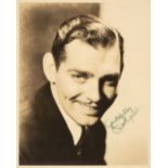 Gable (Clark, 1901-1960). A vintage signed photograph