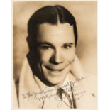 Brown (Joseph Evans, 1891-1973). An oversize vintage signed and inscribed photograph