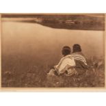 Curtis (Edward Sherriff, 1868-1952). An Idle Hour - Piegan, 1910, photogravure