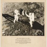 Space Exploration: Apollo 11. Man’s First Landing on the Moon Photograph Signed, 20 July 1969