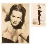 O'Hara (Maureen, 1920-2015). A vintage signed and inscribed publicity photograph