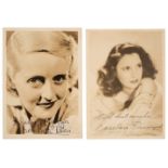 Davis (Bette, 1908-1989). A vintage sepia signed publicity photograph