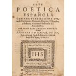 Rengifo (Juan Diaz). Arte Poetica Espanola, 1st edition, 1592
