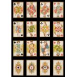 Belgian playing cards. Cartes Moyen-Age, 1st edition?, Bruges: E.A. Daveluy, circa 1840s, & 2