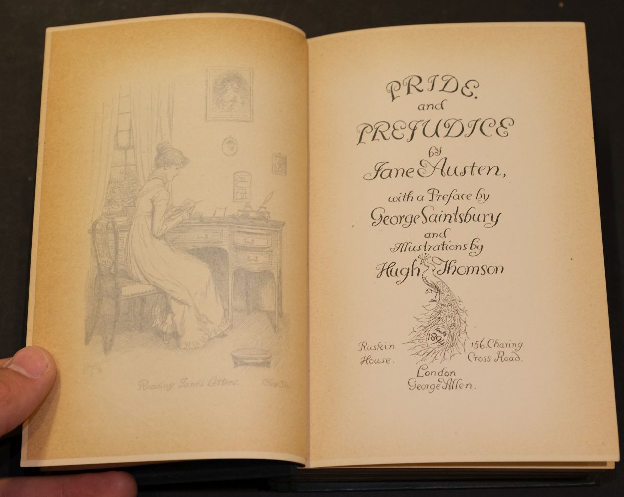 1894. Austen (Jane). Pride and Prejudice, 1st 'Peacock' edition, 1894 - Image 7 of 16