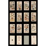 Italian playing cards. Dauphiné pattern, Milan, Italy: Gentilini & Zoya, circa 1807