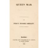 1822 Shelley (Percy Bysshe). Queen Mab, London: R. Carlile, 1822