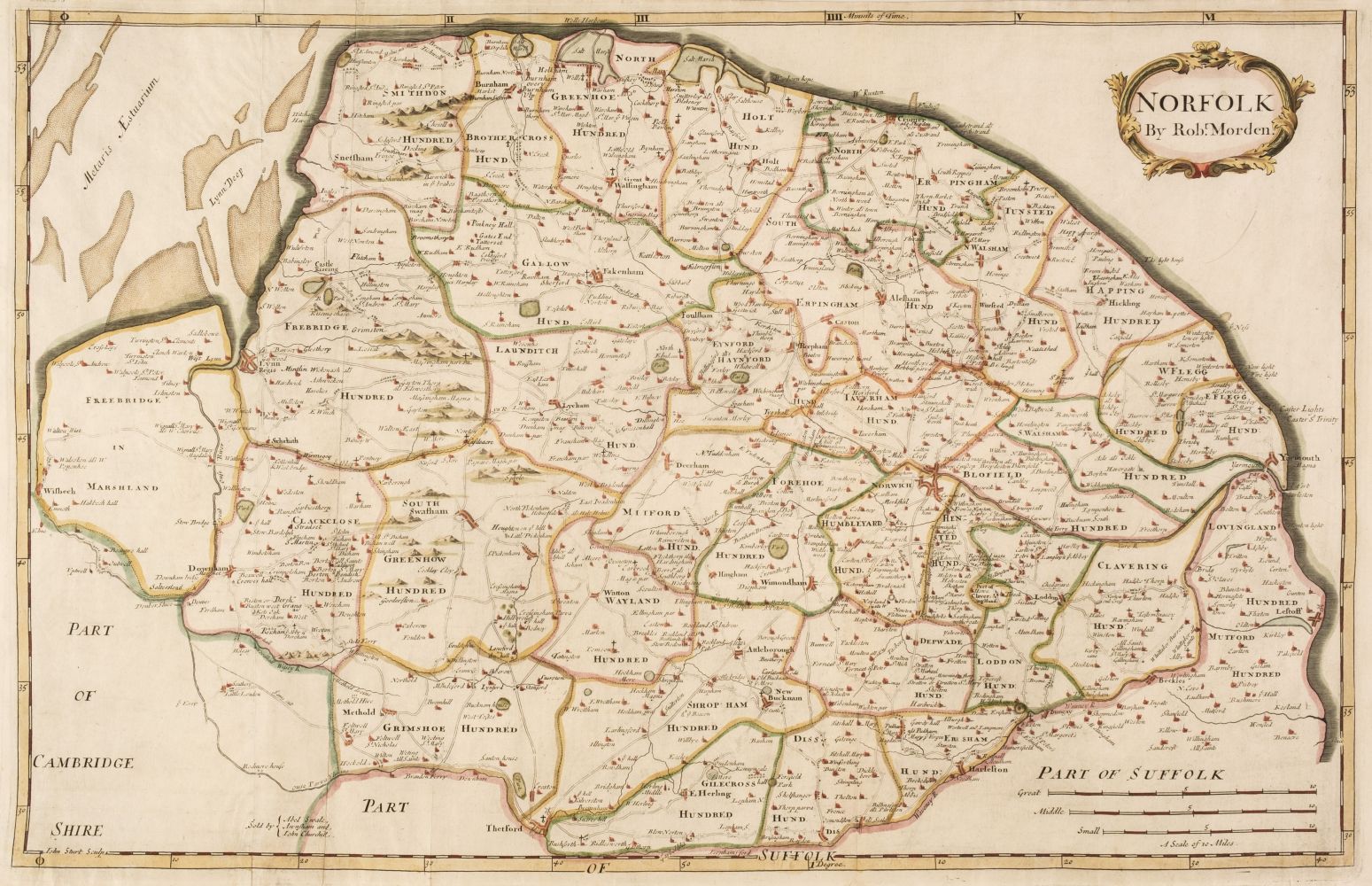 Maps. A collection of British County and overseas maps, 17th - 19th century