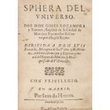 Rocamora y Torrano (Gines). Sphera del Universo, 1st edition, Madrid, 1599