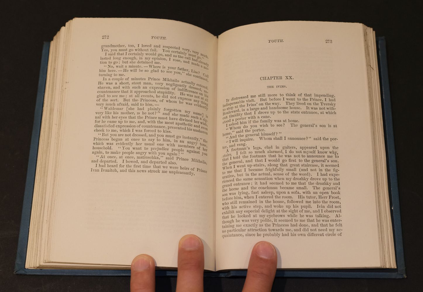 1888 Tolstoy (Leo). Childhood, Boyhood, and Youth, 1st edition in English, 1888 - Image 9 of 9