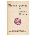 Heaney (Seamus). Eleven Poems, [1965]