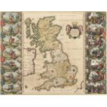 British Isles. Blaeu (Johannes), Britannia prout divisa suit temporibus Anglo-Saxonum.., circa 1648